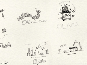 line drawing, black pencil drawing, traveling